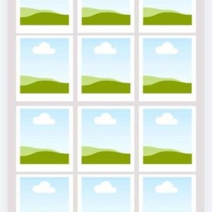 mini polaroids many per sheet